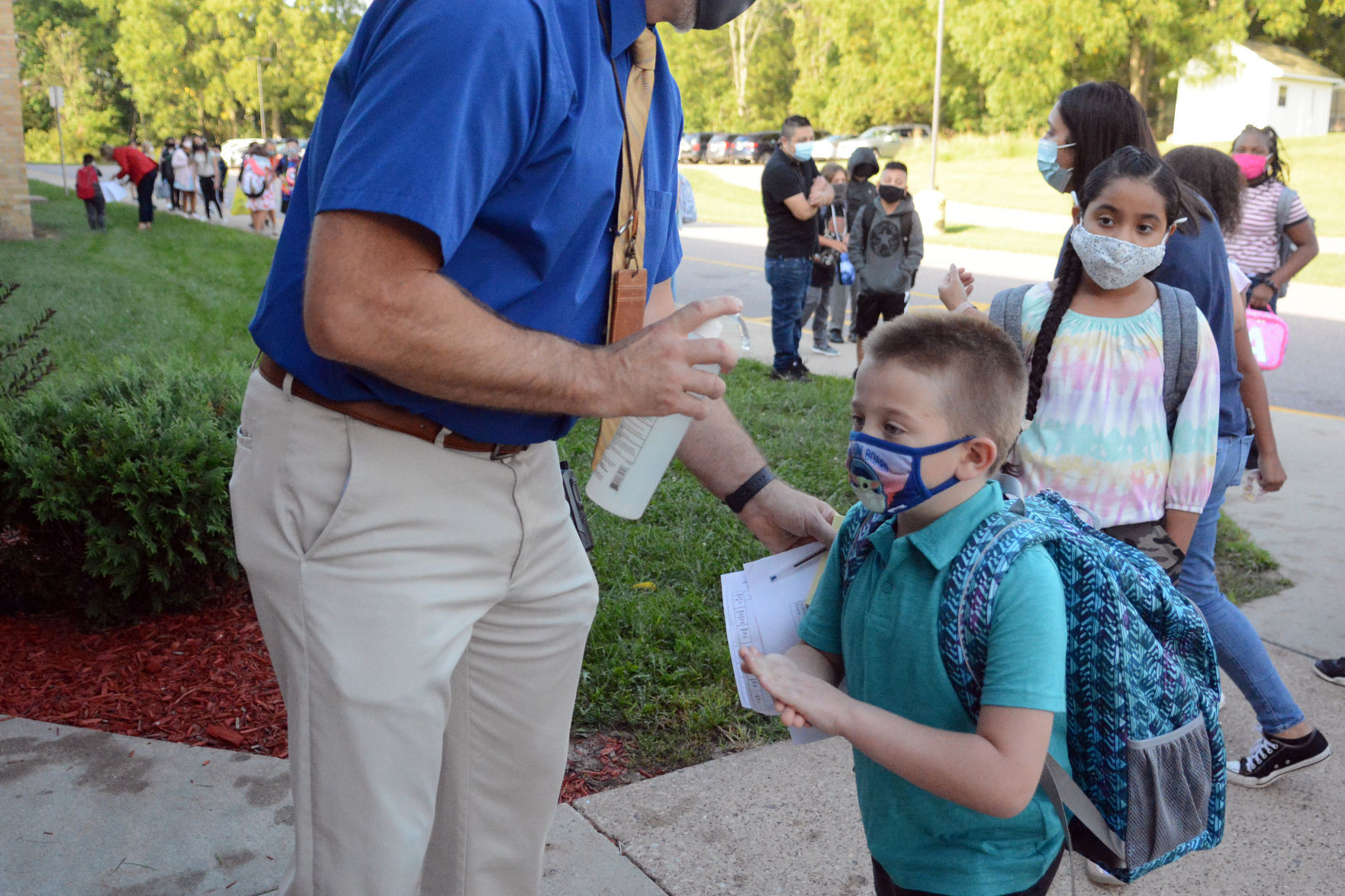 First day of school at Al Behrman